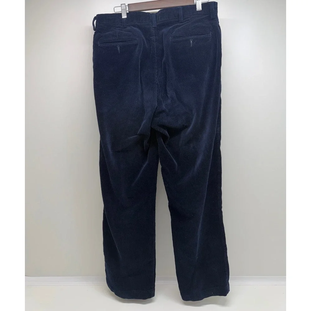Polo Ralph Lauren Andrew Pant Navy Blue Corduroy Pants Men's Size 36x32